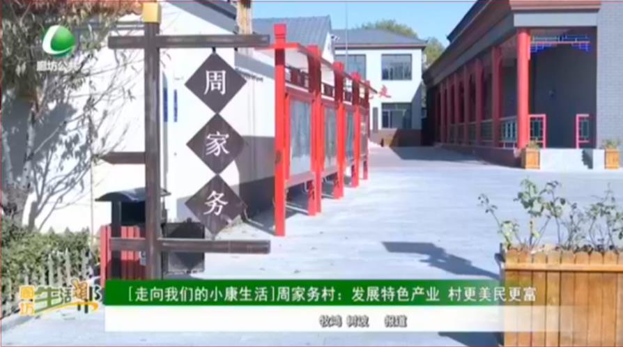 【走向我们的小康生活】周家务村：发展特色产业 村更美民更富