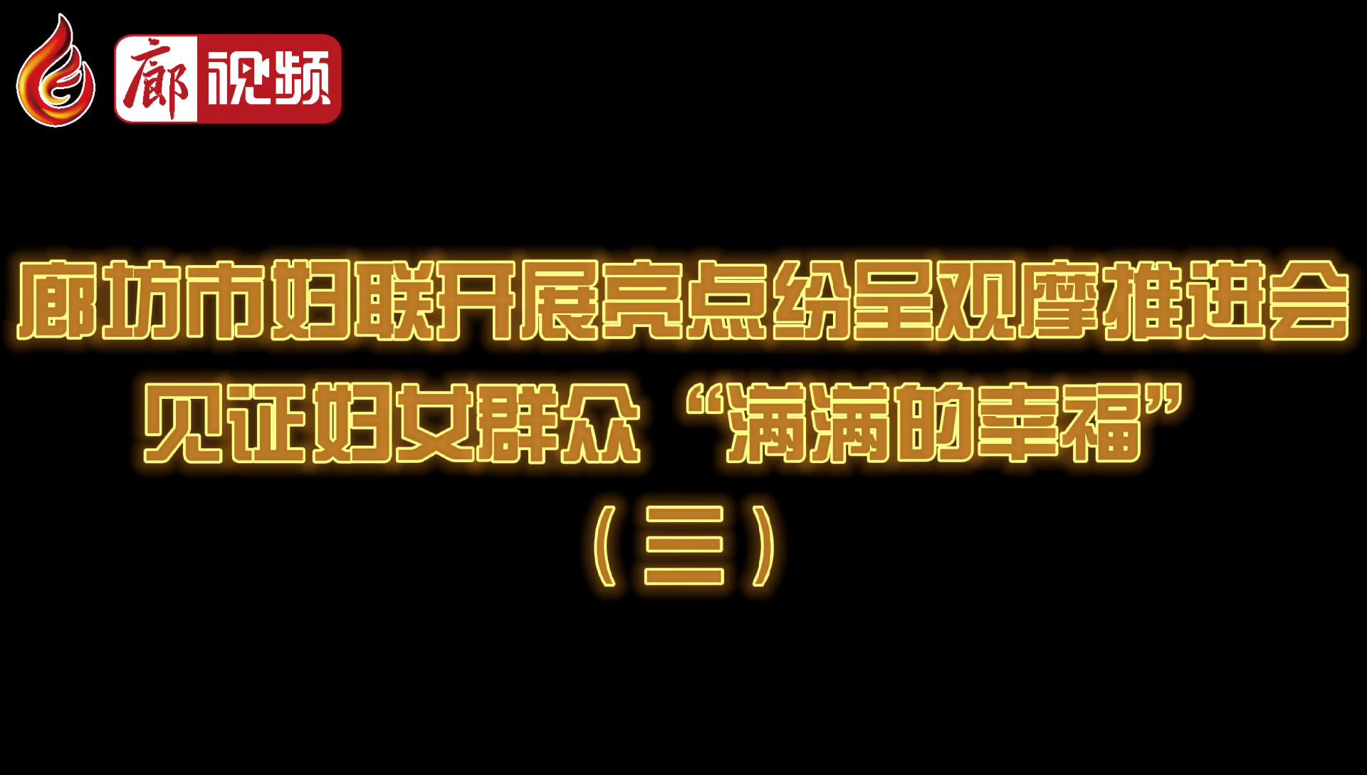 廊坊市妇联开展亮点纷呈观摩推进会见证妇女群众“满满的幸福”（三）