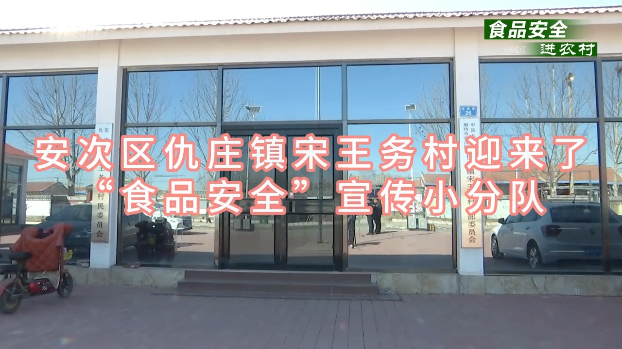 安次区仇庄镇宋王务村迎来了“食品安全”小分队